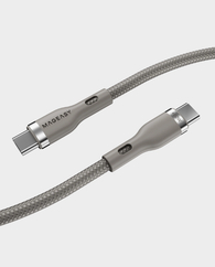 MAGEASY Magnetic Wire Fast Charging/Sync Cable Type-C (60W, 1.5 M) - Gray in Qatar