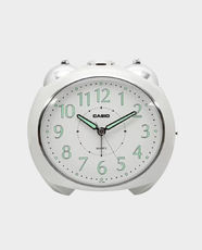 Casio Analog Table Clock TQ-369-7DF - White in Qatar