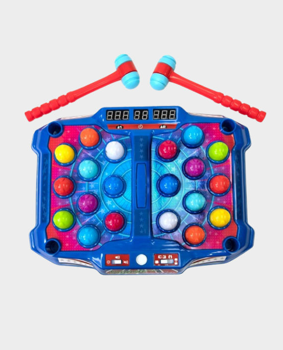 Winning Electronic Arcade Smash-A-Mole - Gioco Della Talpa Con Luci E Suoni, 4 Modalità, 2 Martelli, Per Famiglia E Bambini 6+ - 3