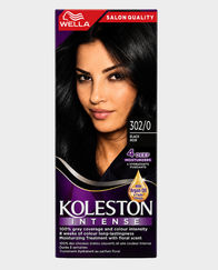 Koleston Intense 302/0 Black  Hair Color Kit | 100% Grey Coverage | Lasts Up to 8 Weeks | Argan Oil Conditioned Hair Dye