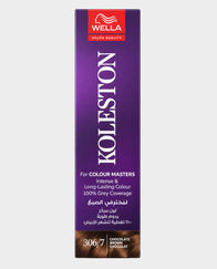 Koleston Singles 306/7 Chocolate Brown Hair Color | 100% Grey Coverage | Long-Lasting Colour | Intense Colour Formula - 60ml