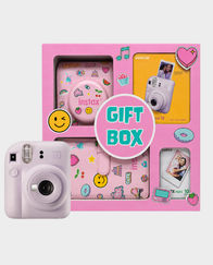 Fujifilm Instax Mini 12 Instant Camera Gift Box Bundle | Automatic Exposure Control | 60 mm f/12.7 Lens | Programmed Electronic Shutter 1/2 To 1/250 Sec | Built In Flash With Auto Light Adjustment - Lilac Purple