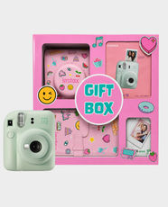 Fujifilm Instax Mini 12 Instant Camera Gift Box Bundle | Automatic Exposure Control | 60 mm f/12.7 Lens | Programmed Electronic Shutter 1/2 To 1/250 Sec | Built In Flash With Auto Light Adjustment - Mint Green