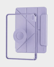 Hoco DG9 Magnetic Anti-Shock Protective Case with Pencil Holder for Apple iPad A16 & iPad 10/11-Inch | Multi-Angle Stand | Super Magnetic Design | 5 Viewing Angles - Purple