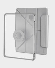 Hoco DG9 Magnetic Anti-Shock Protective Case with Pencil Holder for Apple iPad Pro 13 2024 13-Inch | Multi-Angle Stand | Super Magnetic Design | 5 Viewing Angles - Grey
