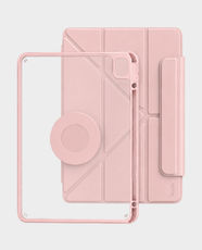 Hoco DG9 Magnetic Anti-Shock Protective Case with Pencil Holder for Apple iPad Pro 13 2024 13-Inch | Multi-Angle Stand | Super Magnetic Design | 5 Viewing Angles - Pink