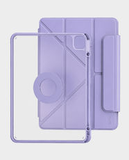Hoco DG9 Magnetic Anti-Shock Protective Case with Pencil Holder for Apple iPad Pro 13 2024 13-Inch | Multi-Angle Stand | Super Magnetic Design | 5 Viewing Angles - Purple