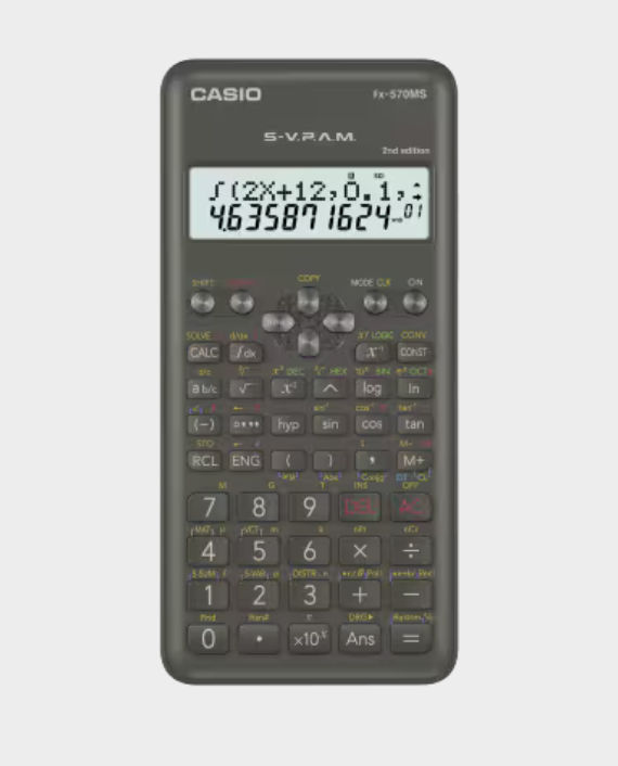 Buy CASIO Scientific Calculator FX-570MS-2-W-DT-V in Qatar