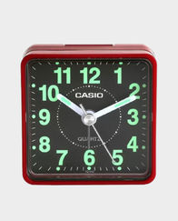 CASIO Analog Table Clock TQ-140-4DF - Red in Qatar