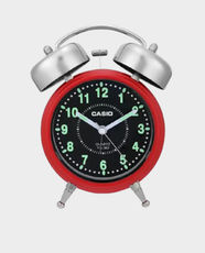 CASIO Analog Table Clock TQ-362-4ADF - Red in Qatar