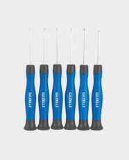 Gazelle G80137 Metric Precision Screwdriver Set | 6-Pieces | Chrome Vanadium Steel Construction | Ergonomic Comfort-Grip Handle Design