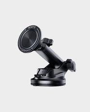 Scute SCH13 Magnetic Car Phone Holder | Super Strong Magnet Grip | Suction Cup Base Mount | 360° Rotatable Design | Compact & Stylish Build | Secure Hands-Free Phone Holder for Car - Black