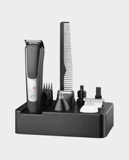 Green Lion 5 in 1 Grooming Set | 600mAh Battery | 1.5 Hours Working Time | 5 in 1 Convertible Heads | LED Display | GN5N1GRMSTBK - Black