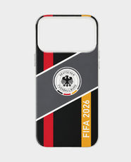 Football Edition Fiber Back Case for Apple iPhone 17 Pro Max - Germany Flag 01