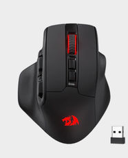 Redragon Bullseye M806 Pro Tri-Mode RGB Wireless Gaming Mouse | 7 Programmable Buttons | 6 Onboard DPI Levels Up to 26000 | HUANO Mouse Button | 5 Decent Backlit Modes | Ergonomic Natural Grip Build | M806RGB-PRO - Black