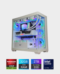 Pre-build Gaming PC With Intel Core Ultra 7-265KF | Sapphire PURE AMD Radeon RX 9070 XT GPU 16GB | Acer Predator GM6 2TB SSD | TeamGroup T-FORCE DELTA RGB DDR5 RAM 32GB | SilverStone Triton 750Rx 750W Gold PSU