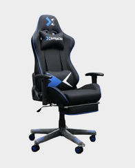 XSP Racer Gaming Chair with Footrest Black Blue in Qatar