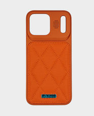 Luxe Grid Back Case Apple iPhone 17 Pro Max - Orange