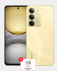 Realme C75 5G 8GB 256GB (Endefo Enbuds 14 Earbuds White) - Lightning Gold