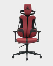 GamerTek Galactic Guardian Edition Gaming Chair | PU with PVC | 3D Adjustable Armrest | Smooth-Rolling 360-Degree Swivel Casters - Red