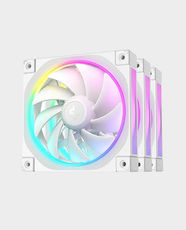 DeepCool FL12-WH Cooler Fan | Fan Airflow 55 CFM | 500~2150 RPM | 3 x 120 mm Fan | ARGB LED | R-FL12-WHAPN3-G - White