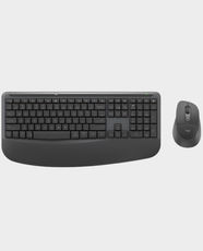 Logitech Signature Comfort Plus MK880 Wireless Keyboard and Mouse Combo | Up to 4000 DPI | 108 Keys | Up to 3 Years Keyboard Battery | Up to 2 Years Mouse Battery | Bluetooth LE - Graphite