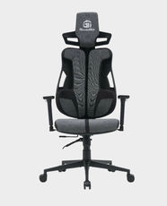 GamerTek Galactic Guardian Edition Gaming Chair | Fabric with PVC | 3D Adjustable Armrest | Smooth-Rolling 360-Degree Swivel Casters - Fabric