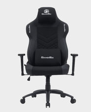 GamerTek Quest Conqueror Edition Gaming Chair | PU with Fabric | 3D Armrest | Smooth-Rolling 360-Degree Swivel - Black