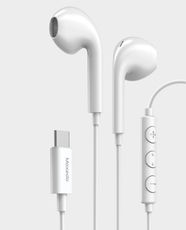 Moxedo Wired Stereo USB-C Single Earphone - White in Qatar