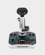 Thrustmaster SOL-R 1 Flightstick | Flight Joystick for PC | 44 Programmable Actions | H.E.A.R.T. 16-Bit Hall Effect Sensors | Ambidextrous Design | RGB Backlighting | USB-C | TM-JSTK-SOLR - Black