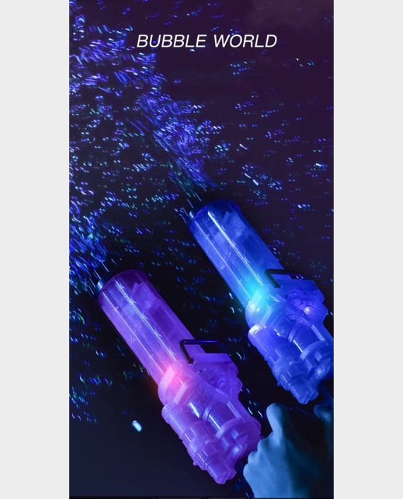 25 Hole Gatling Longer Version Electric Bubble Machine Or Bubble Gun main image 1
