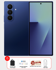 Samsung Galaxy Z Fold 7 12GB 512GB (Samsung 45W Travel Adapter + Samsung Galaxy Smart Tag 2) – Blue Shadow