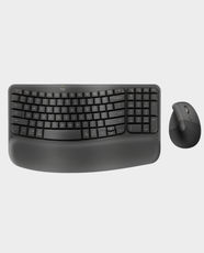 Logitech Wave Keys and Lift Wireless Keyboard and Vertical Mouse Combo | Up to 4000 DPI | 6 Mouse Buttons | Up to 36 Months Keyboard Battery | Up to 24 Months Mouse Battery | Bluetooth LE and Logi Bolt - Graphite