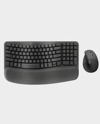 Logitech Wave Keys and Lift Wireless Keyboard and Vertical Mouse Combo in Qatar