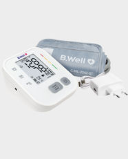 B.Well PRO-22 Automatic Blood Pressure Monitor | Universal Cuff Size (M-L) | 99 Values Memory with Date and Time | Arrhythmia Indicator | Battery Life Indicator | Automatic Turn Off