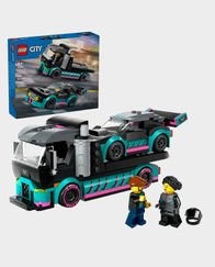 LEGO City Race Car and Car Carrier Truck Set in Qatar