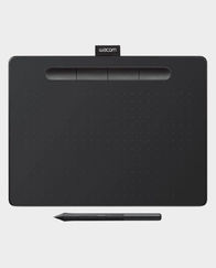 Wacom Intuos Medium Creative Pen Tablet | Wacom Pen 4K | 4096 Pressure Levels | Battery-Free EMR Pen | USB Connectivity | 4 Customizable ExpressKeys™ | 7mm Reading Height | 10 inch Active Tablet Area | CTL-6100K - Black