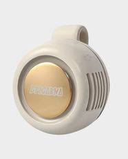 EpicArma Whirlwind Portable Fan | <25dB Ultra-Quiet Bladeless Cooling | USB Rechargeable Battery | 3 Adjustable Speeds | 360° Adjustable Rotating Clip - Beige