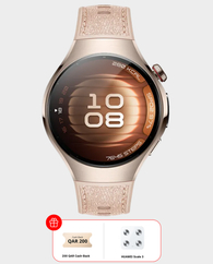 Huawei Watch 5 (42mm, LTE) - Sand Gold in Qatar
