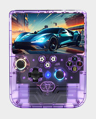 R60 Max 128GB Handheld Retro Gaming Console 6 Inch Purple in Qatar
