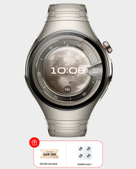 Huawei Watch 5 (46mm, LTE) - Silver in Qatar