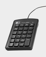 Heatz ZK16 Wired Numeric Keypad | USB A Interface | UV-Coated Keycaps | Plug and Play | Smooth and Responsive - Black