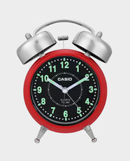 CASIO Analog Table Clock TQ-362-4ADFA - Red in Qatar