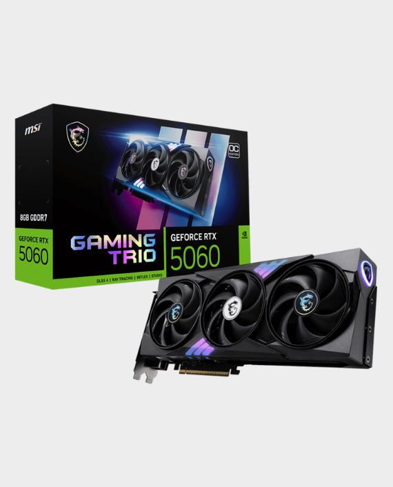 Buy MSI GeForce RTX 5060 8G Gaming Trio OC Graphics Card in Qatar
