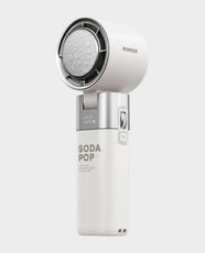 Momax 1° Go Freeze Compact Foldable Icy Cooling Fan | 3000mAh Battery Capacity | 8190RPM Motor Speed | Upto 100 Speed Levels | Digital Display | Cutting-Edge Semiconductor Cooling - White
