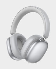 Hoco W63 Triunfo Wireless ANC Headphones | Up to 55 Hours Playback | ABS, PU Leather & Fabric Mesh Material | 500mAh Battery | App Support | Bluetooth 5.4 - Silver