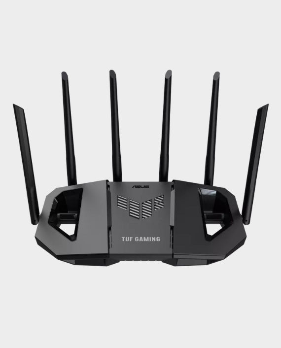 ASUS TUF Gaming AX3000 Dual Band WiFi 6 Extendable Gaming Router, Gaming Port, Mobile Game Mode, 4G 5G Router vervanger, AiProtection Pro netwerkbeveiliging, Instant Guard, VPN, AiMesh ondersteuning