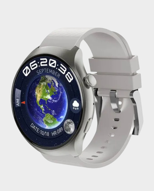 Exact Aurora Smart Watch | 1.52 -inch AMOLED | Water Resistant | EX1220 - White