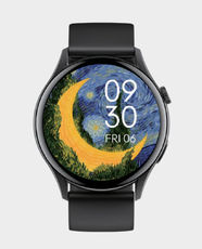 Exact Cyber Smart Watch | 1.43-inch AMOLED | 7-14 Days Battery Life | IP68 Water Resistant | EX1221 - Black