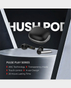 Exact Hushpod Noise Cancelling Earphone | Bluetooth 5.3 | 6.5H Play Time | Touch Sensor | EX1071 - Black